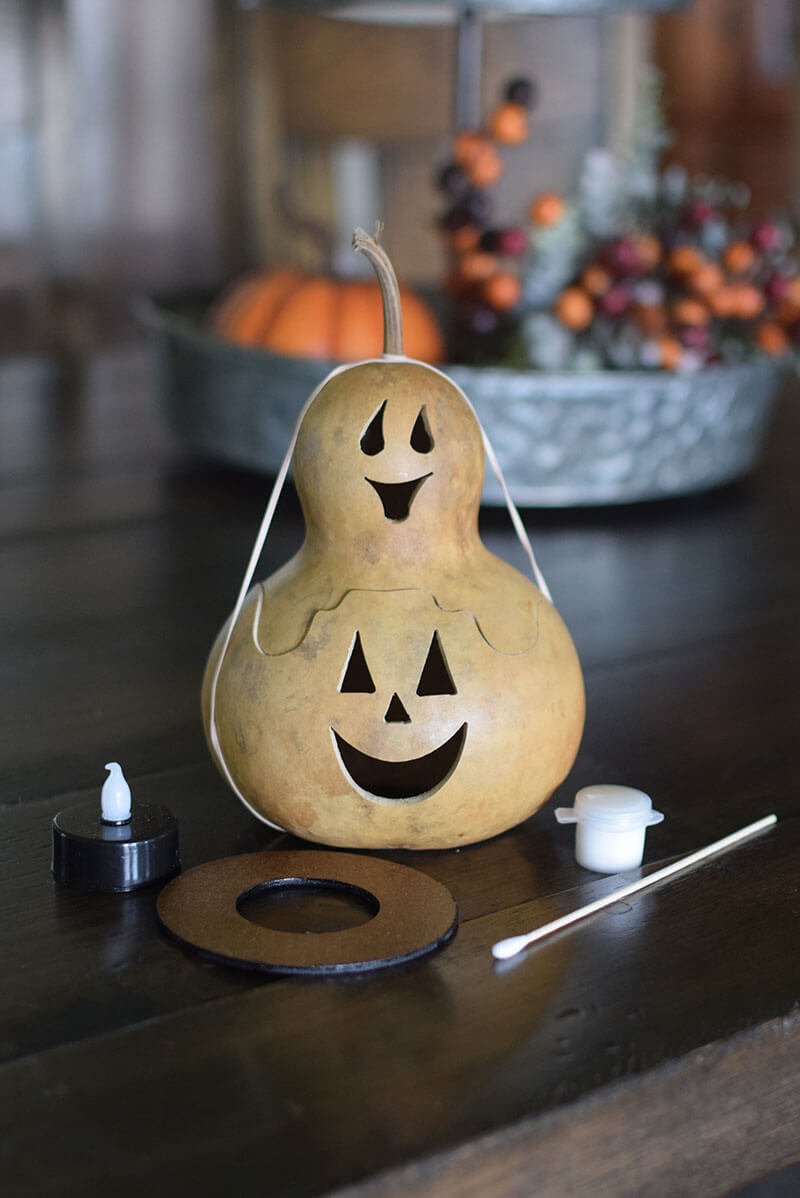 Unfinished Casper Jack craft kit at Meadowbrooke Gourds
