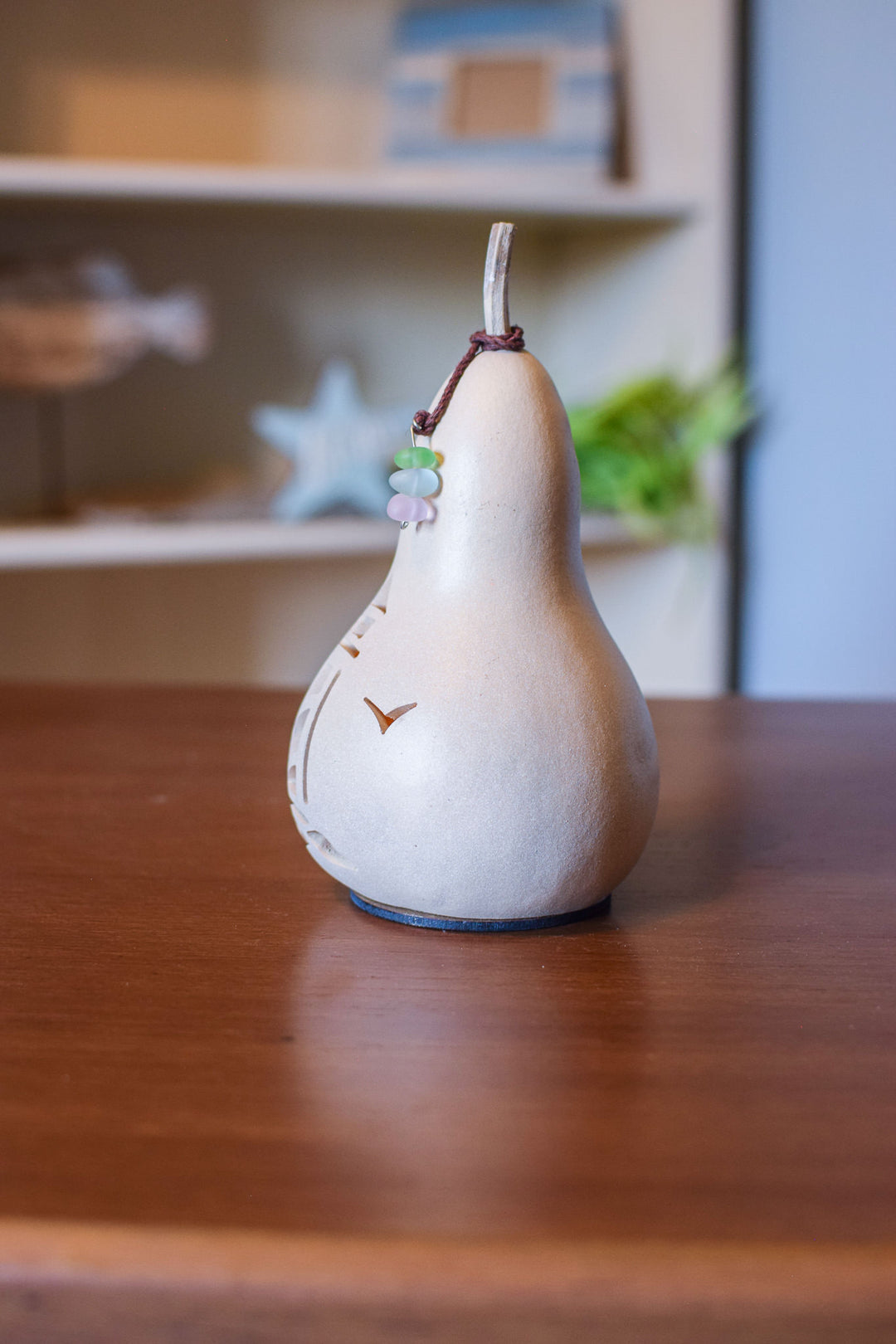 Lighthouse - Miniature Gourd Design by Meadowbrooke Gourds - Side View