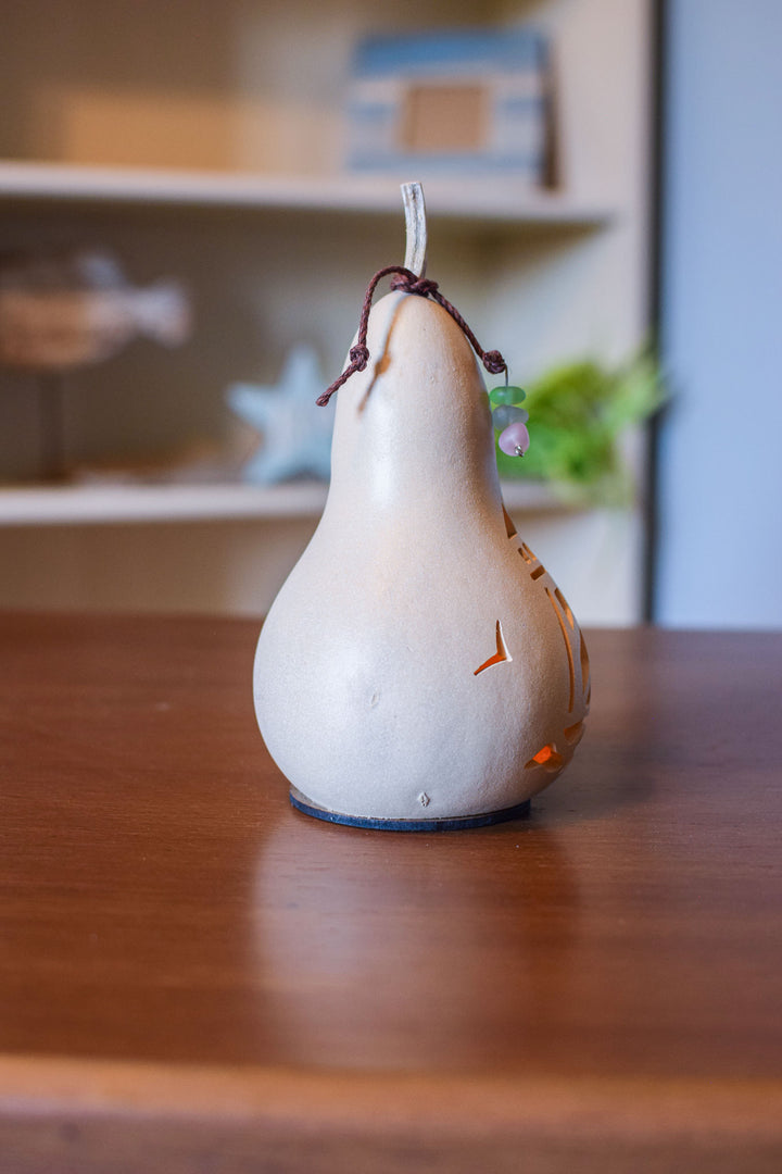 Lighthouse - Miniature Gourd Design by Meadowbrooke Gourds - Side View