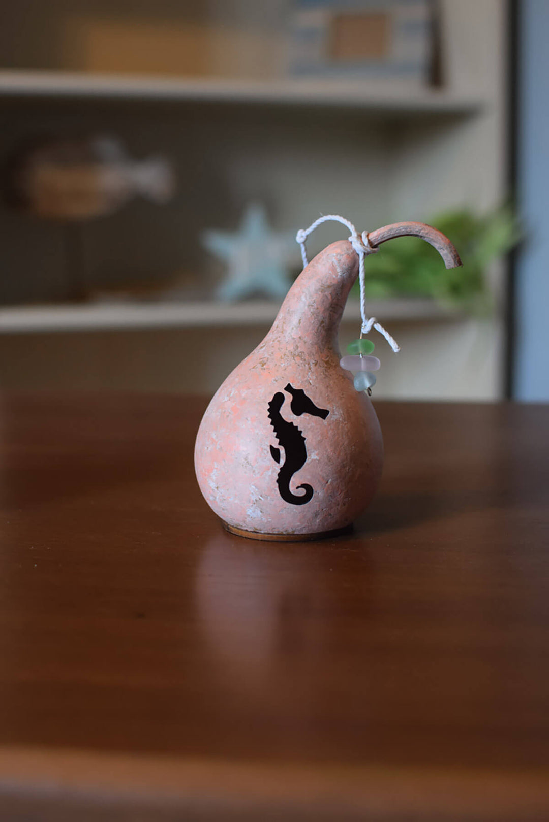 Tiny Sea horse gourd at Meadowbrooke Gourds
