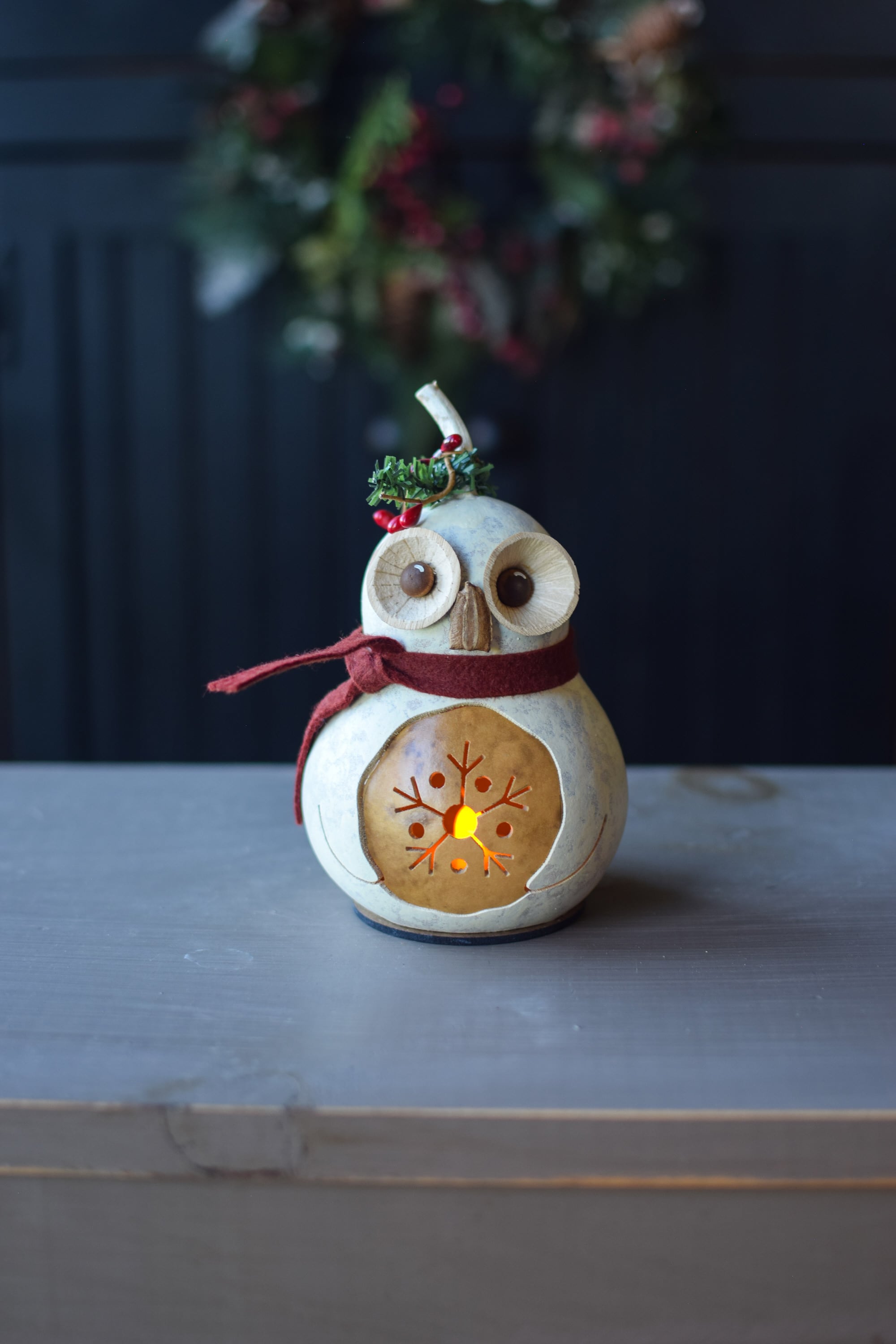 Olwen the Owl – Meadowbrooke Gourds