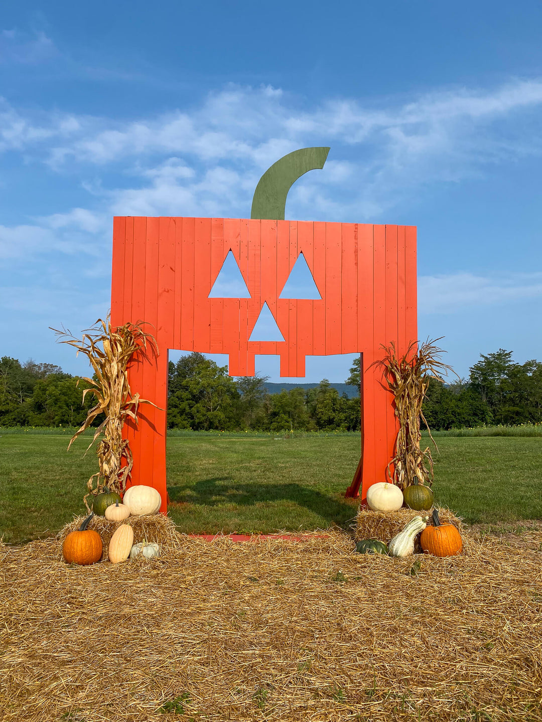 Photo op at Warehime's Pumpkin Patch