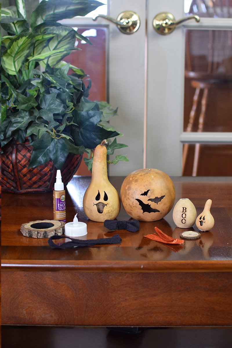 Ghost gourd kit unfinished