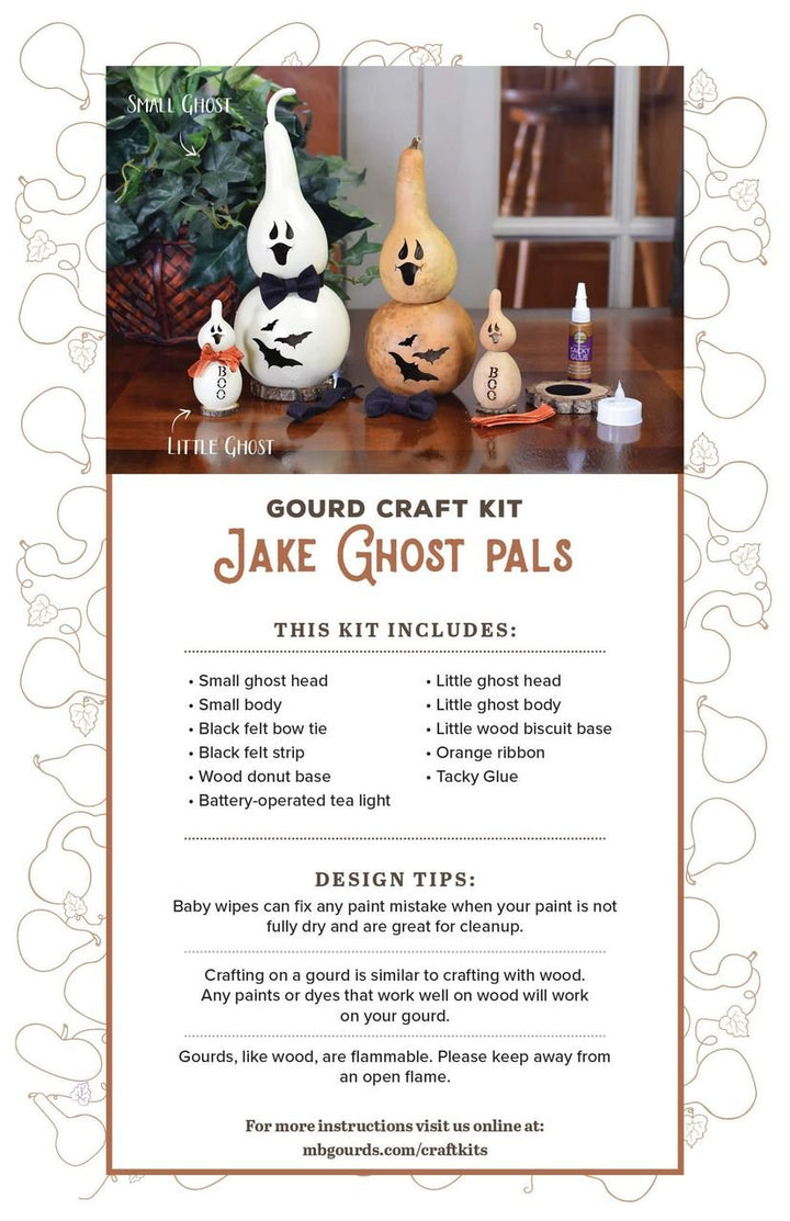 Ghost gourd kit list of what is included