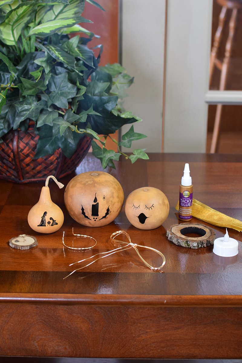 Angel gourd kit unfinished