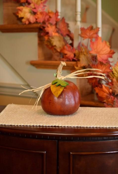 Harvest Gourd - Medium Burnt Orange