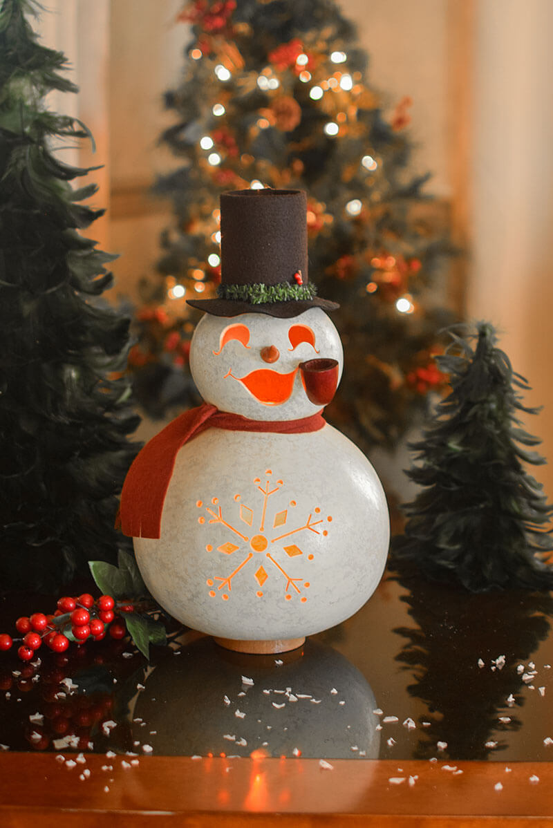 Giant DIY Snowman for Christmas Decor