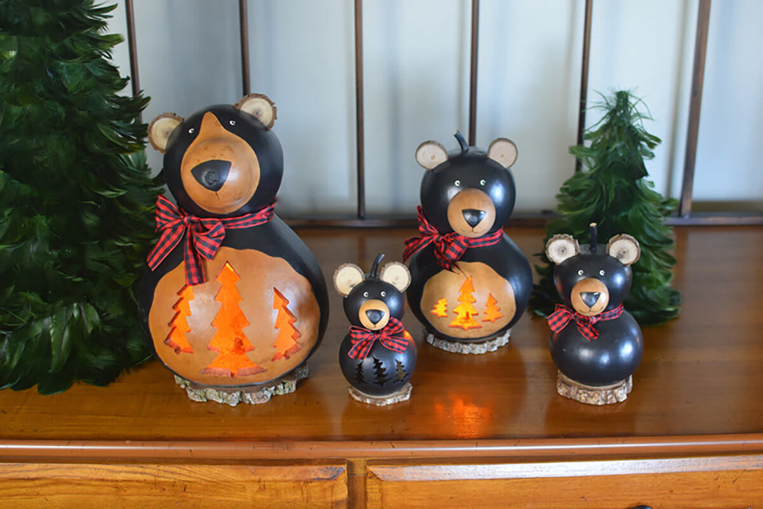 Brooks Bear Gourd Family at Meadowbrooke Gourds. 