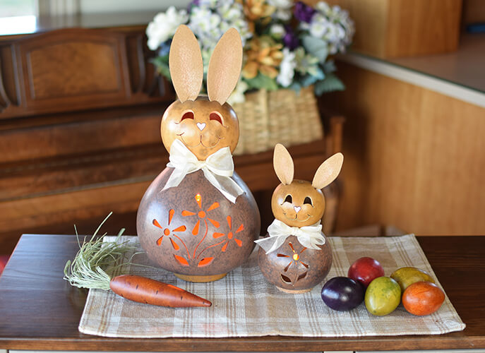 Chester,Carrots and Easter Eggs Family