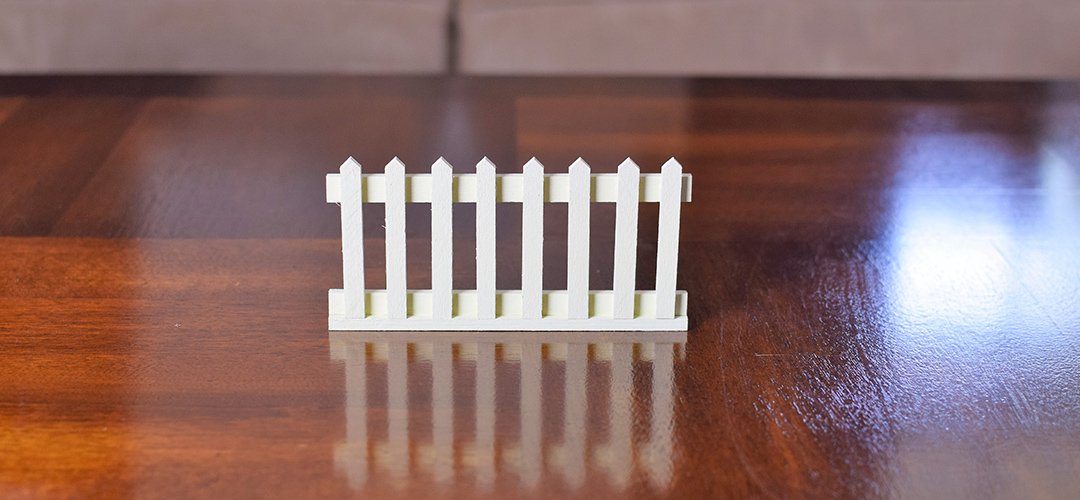 White Picket Fence Pack of 5
