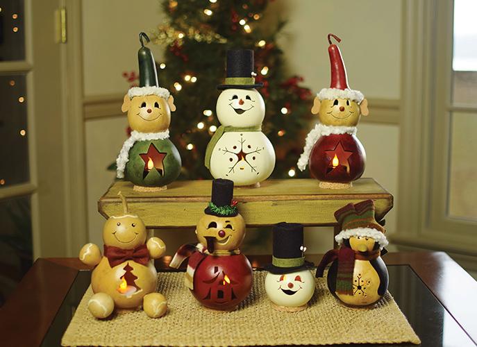 Winter Miniature Family Bernard, Meadowbrooke, Gingerbread Man, Philip, Tux