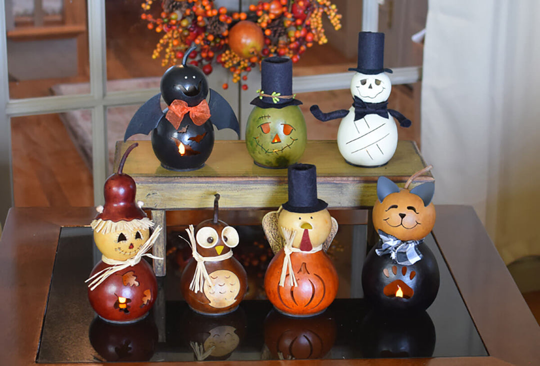 Fall Miniatures Gunther, Cole, Alex, Theodore, Professor Owl, Warehime and Sunflower