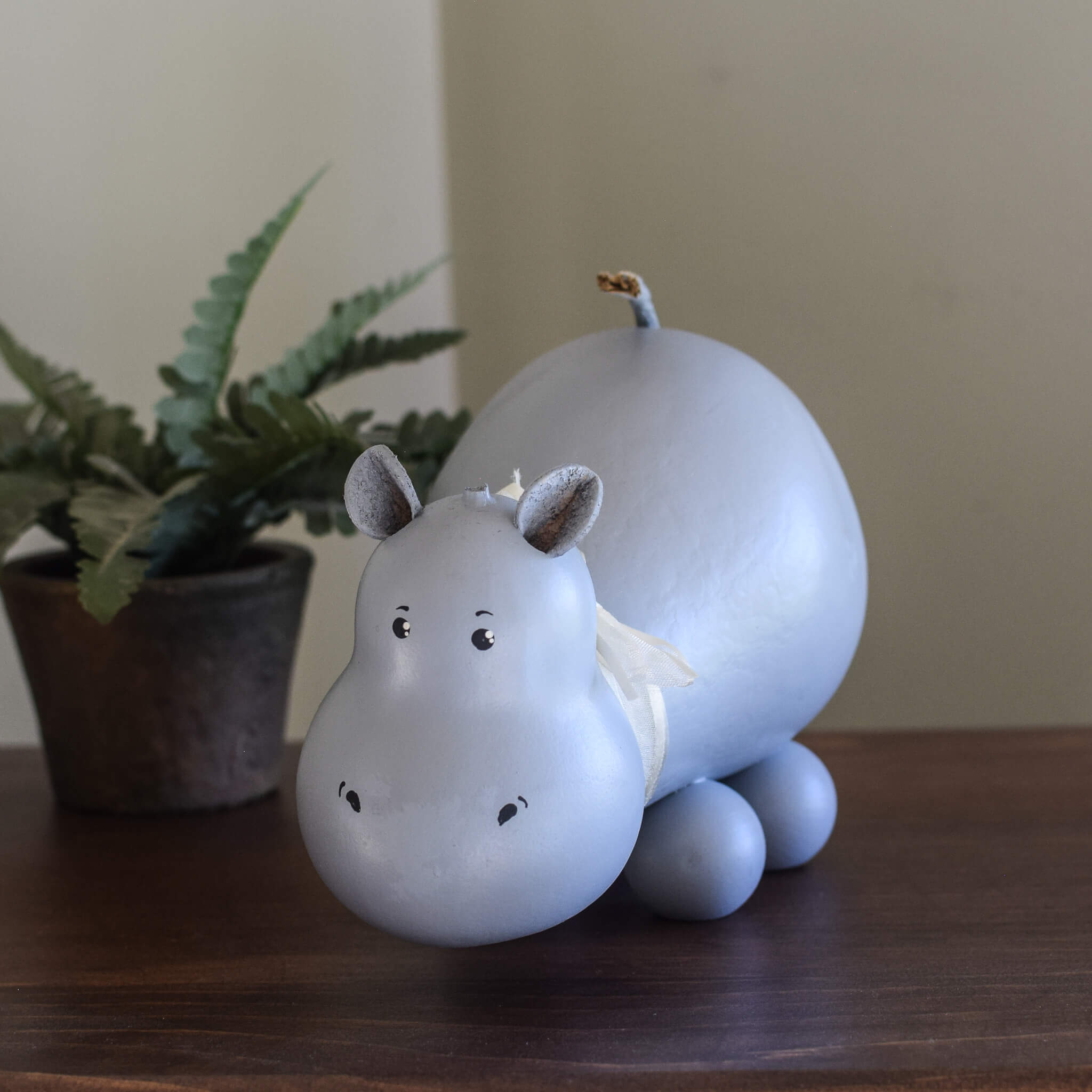 Hailey Hippo at Meadowbrooke Gourds. 