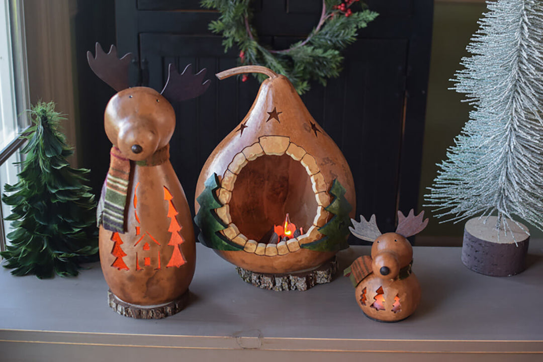 Campfire Gourd and Miles the Moose