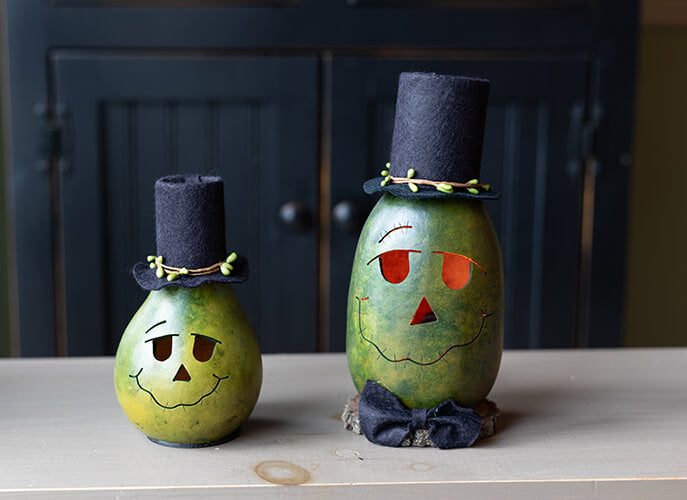 Frank Jack-O-Lantern Gourds at Meadowbrooke Gourds. 