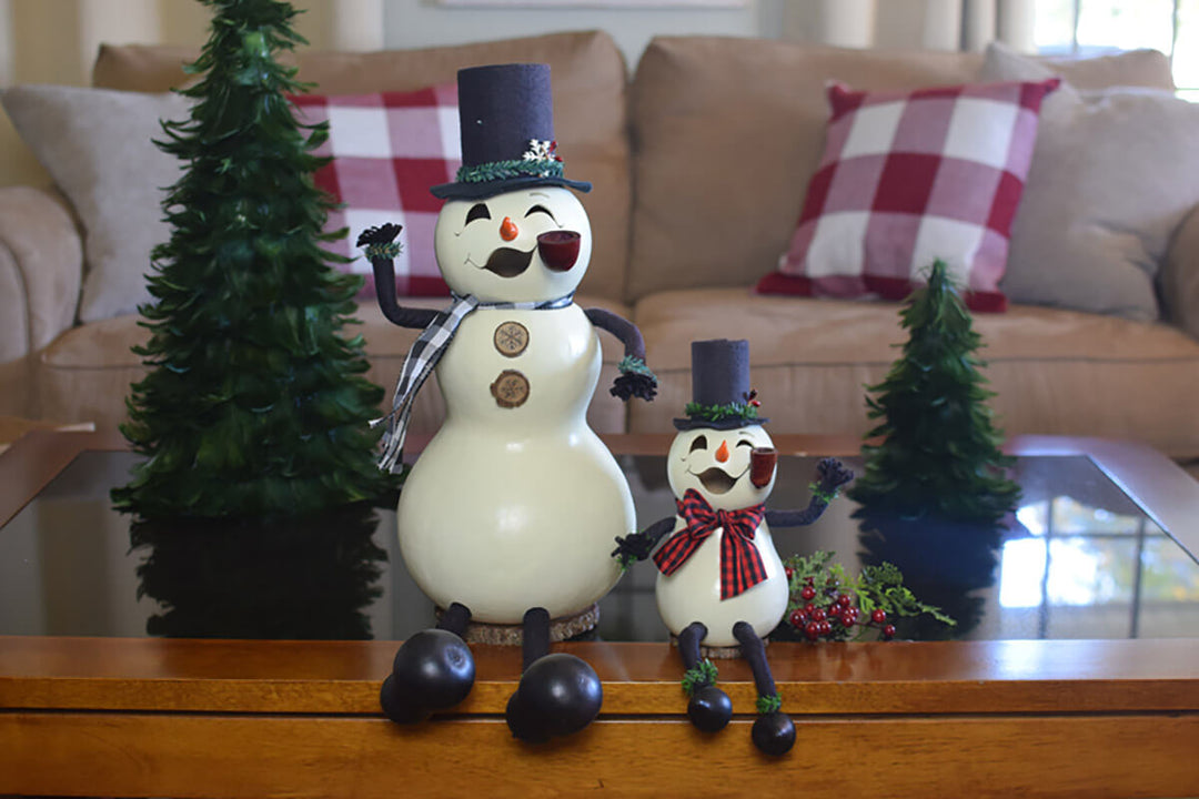 Windsor Snowman Family at Meadowbrooke Gourds. 