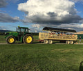 Tractor and trolley wagon