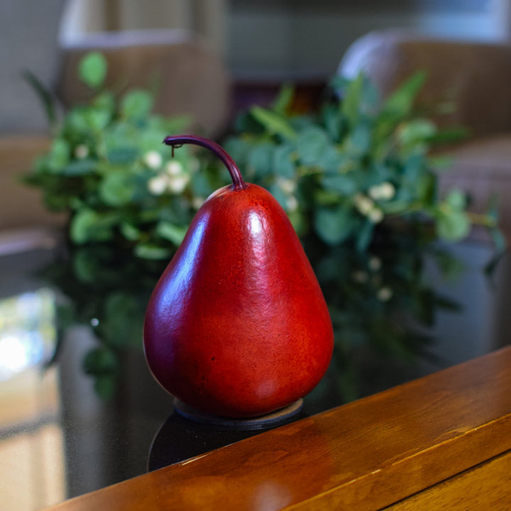 American Flag Miniature Gourd - Back View at Meadowbroke Gourds. 