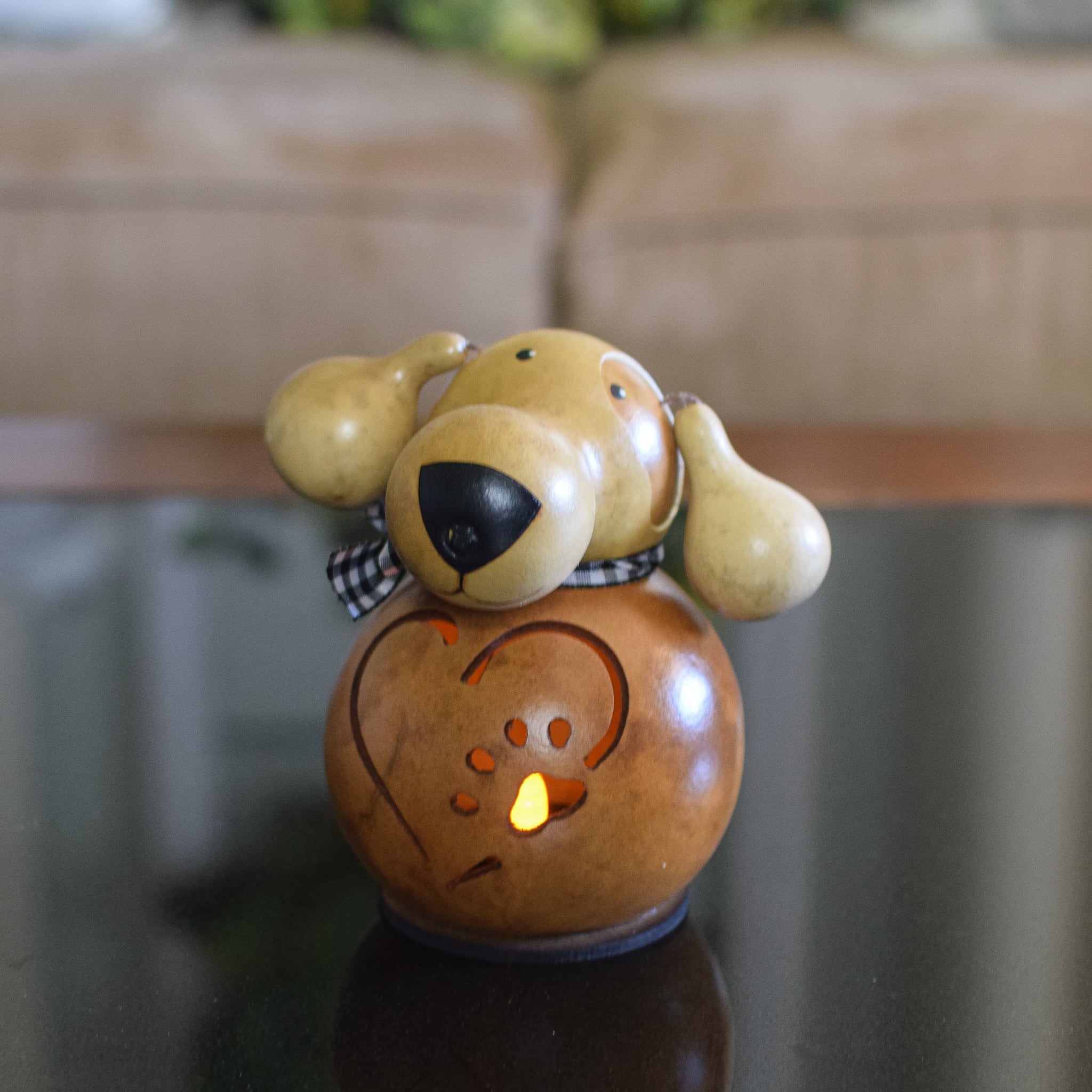 Biscuit Dog Gourd Decor – Meadowbrooke Gourds