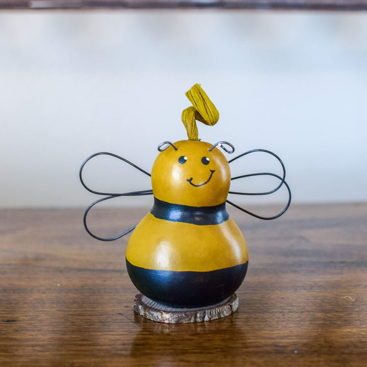 Bumble Bee Tiny Gourd at Meadowbrooke Gourds. 