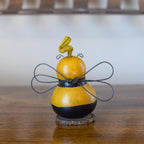 Bumble Bee Tiny Gourd Back View at Meadowbrooke Gourds. 