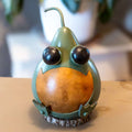 Frankie Frog Small Gourd at Meadowbrooke Gourds. 