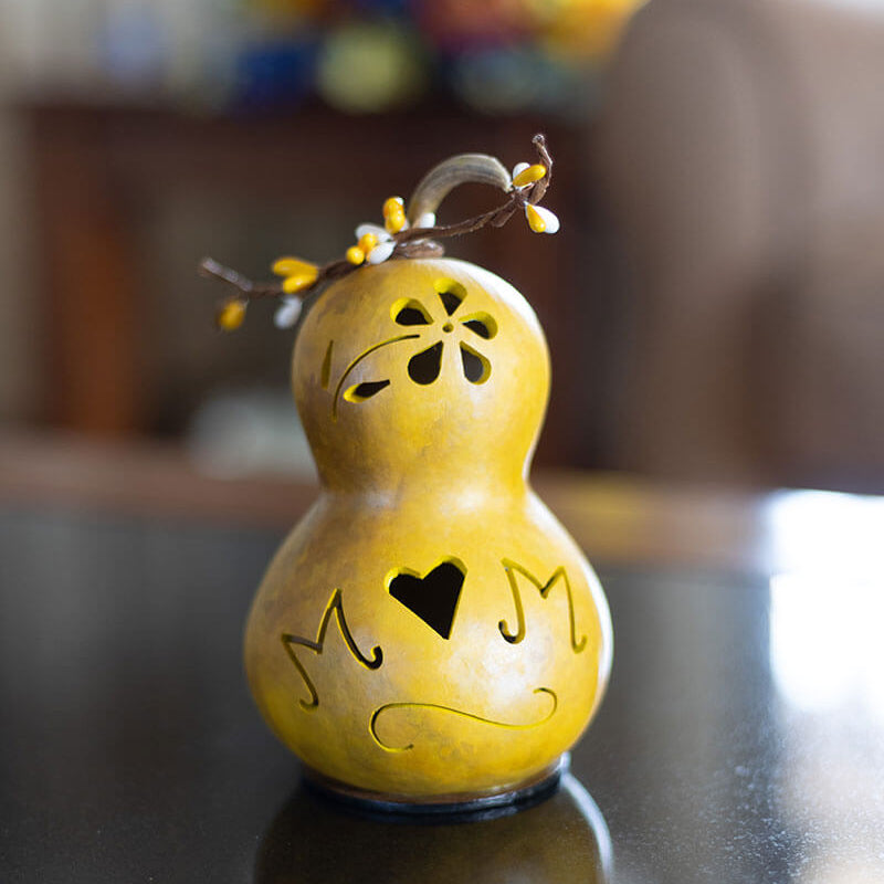 Mother's Day gourd at Meadowbrooke Gourds. 