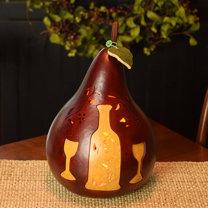 Large wine gourd at Meadowbrooke Gourds