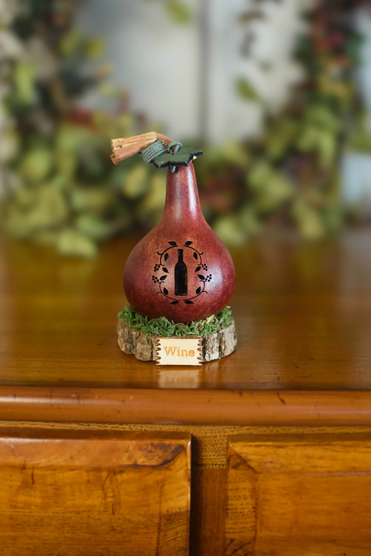 Tiny Wine Silhouette Gourd