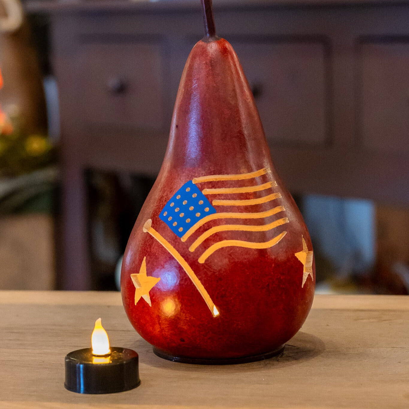 Tea Light with Timer Black – Meadowbrooke Gourds