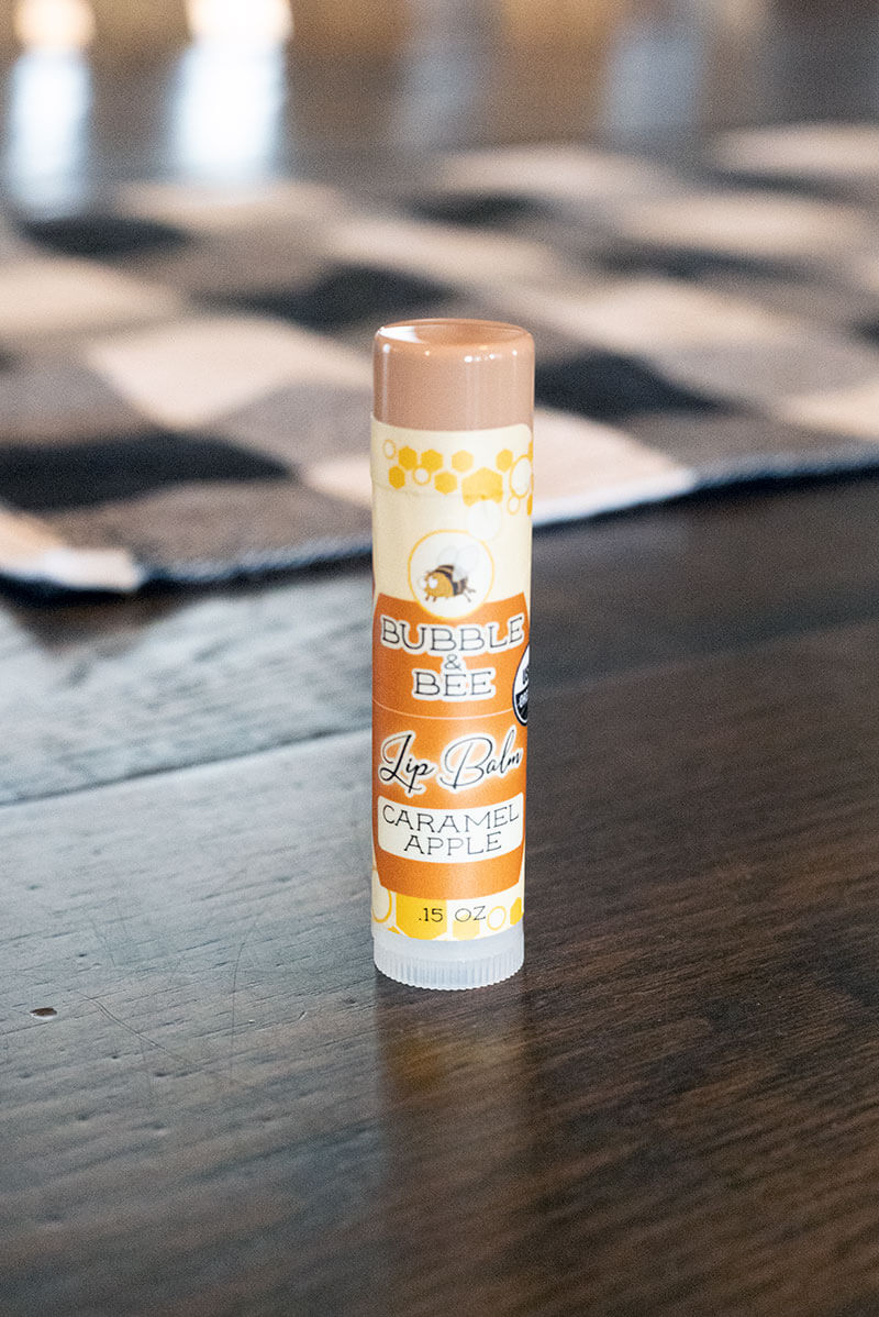 Caramel Apple Lip Balm. 