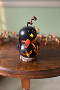 Colson the crow gourd at Meadowbrooke Gourds