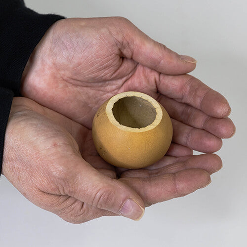 2" Gourd Bowl at Meadowbrooke Gourds. 