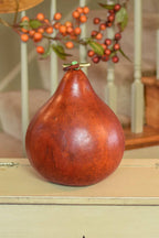 Jack o Lantern Candy Dish at Meadowbrooke Gourds back