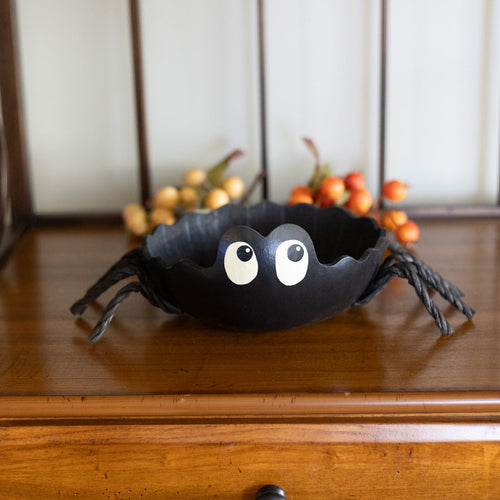 Spider Gourd Candy Dish at Meadowbrooke Gourds. 