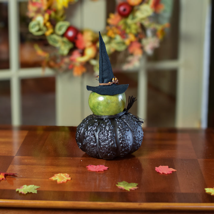 Fiona Small Witch Gourd- Back View at Meadowbrooke Gourds. 