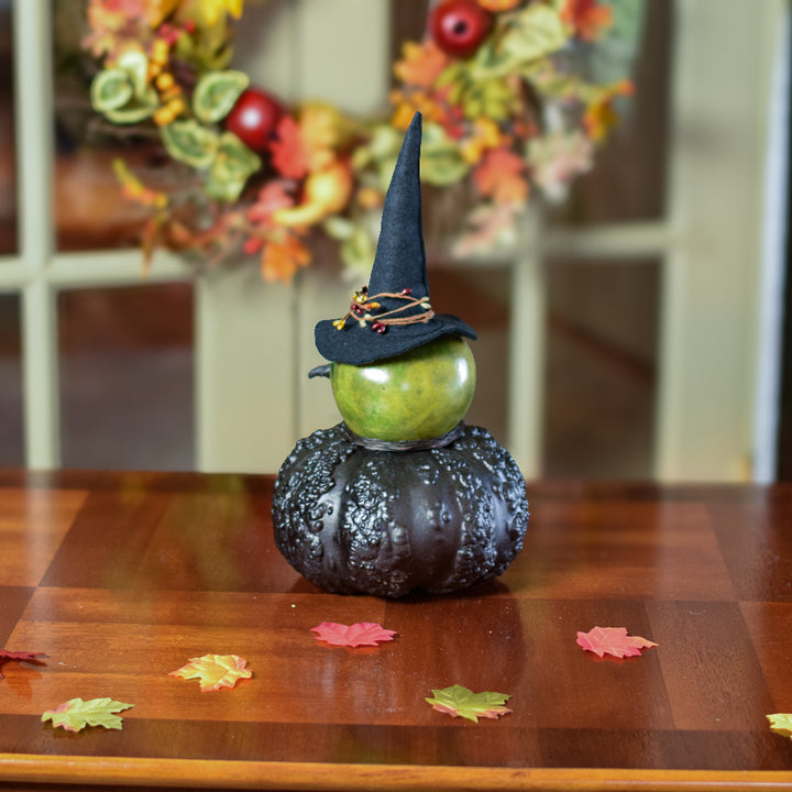 Fiona Small Witch Gourd- Side View at Meadowbrooke Gourds. 