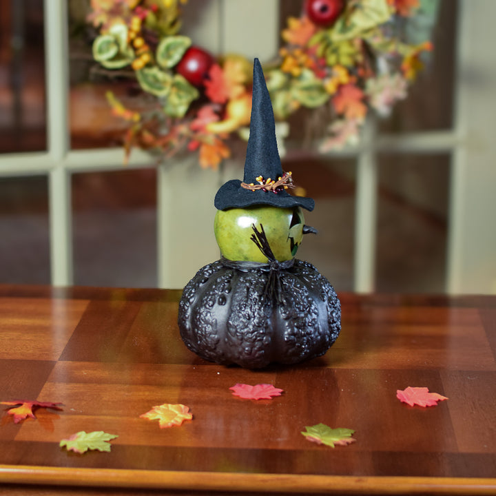 Fiona Small Witch Gourd- Side View at Meadowbrooke Gourds. 