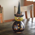 Fiona Medium Lit Witch Gourd  at Meadowbrooke Gourds. 