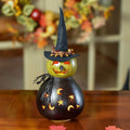 Fiona Medium Lit Witch Gourd at Meadowbrooke Gourds. 