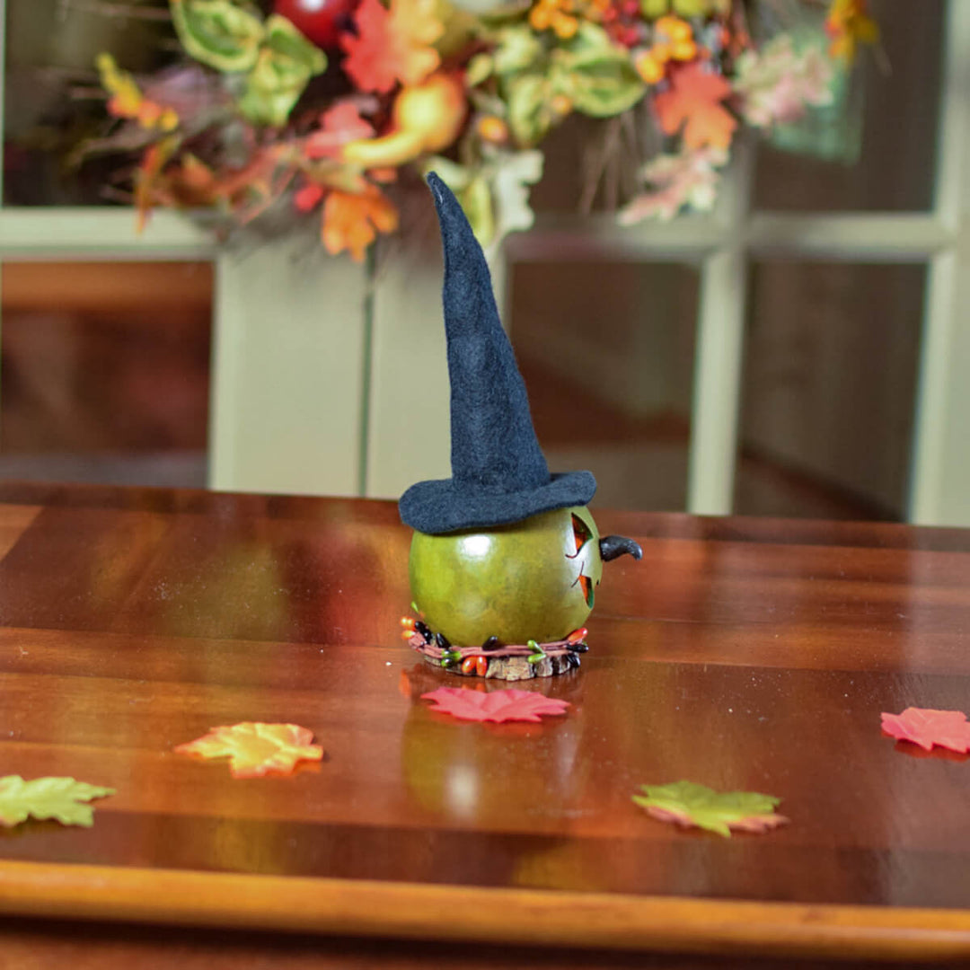 Fiona Miniature Witch Head Gourd at Meadowbrooke Gourds.