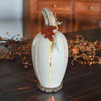 Small white luminary gourd at Meadowbrooke Gourds