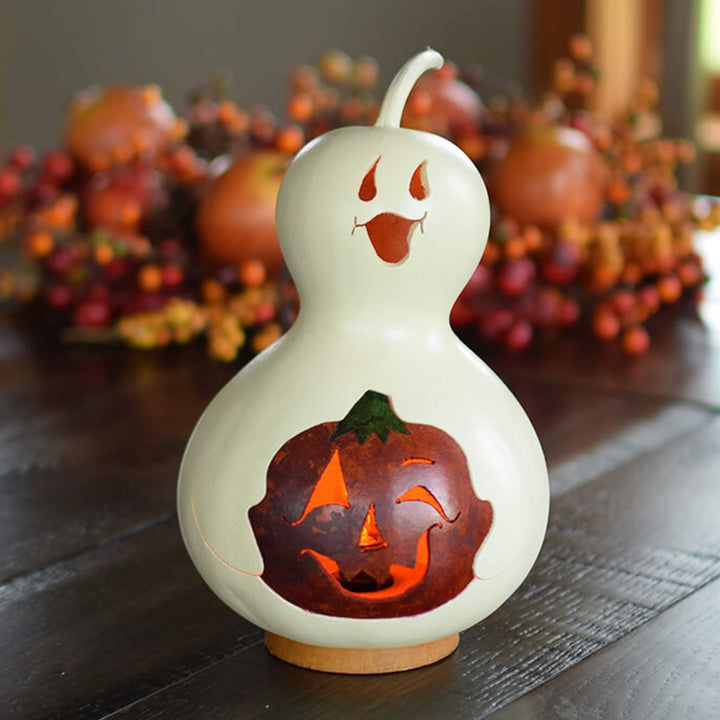 Spooky Book Gourd at Meadowbrooke Gourds. 