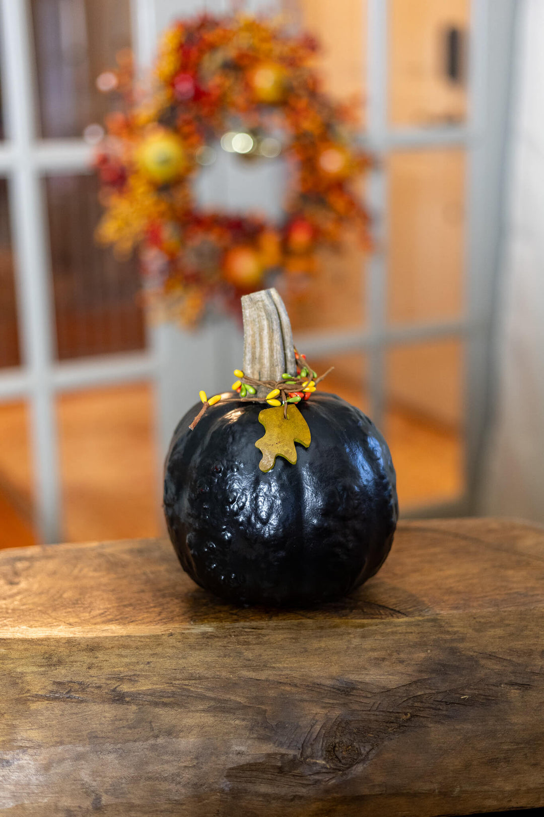 Textured Pumpkin Gourd at Meadowbrooke Gourds. 