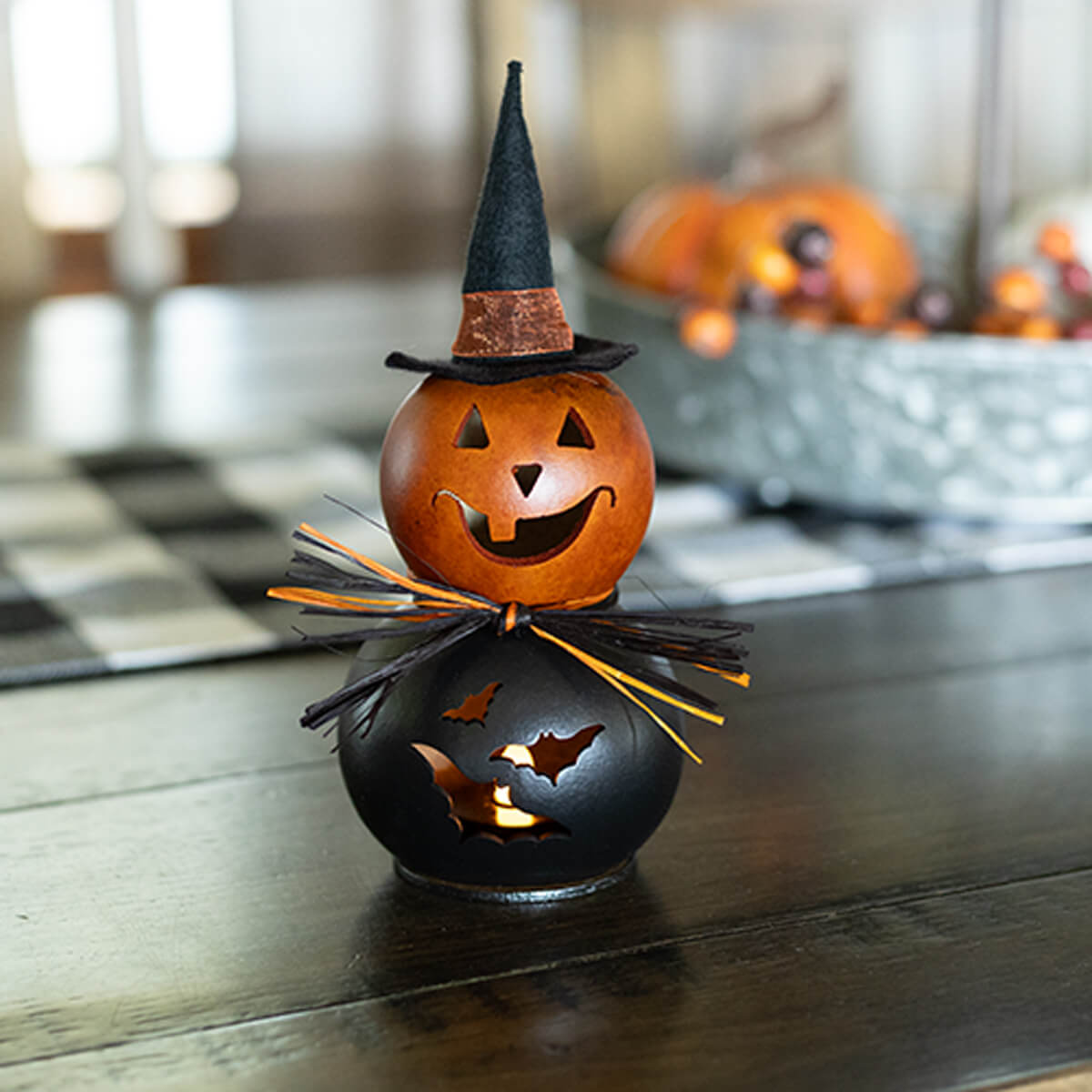 Velma Miniature Witch Gourd at Meadowbrooke Gourds. 