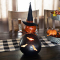Velma Large Lit Witch Gourd at Meadowbrooke Gourds. 