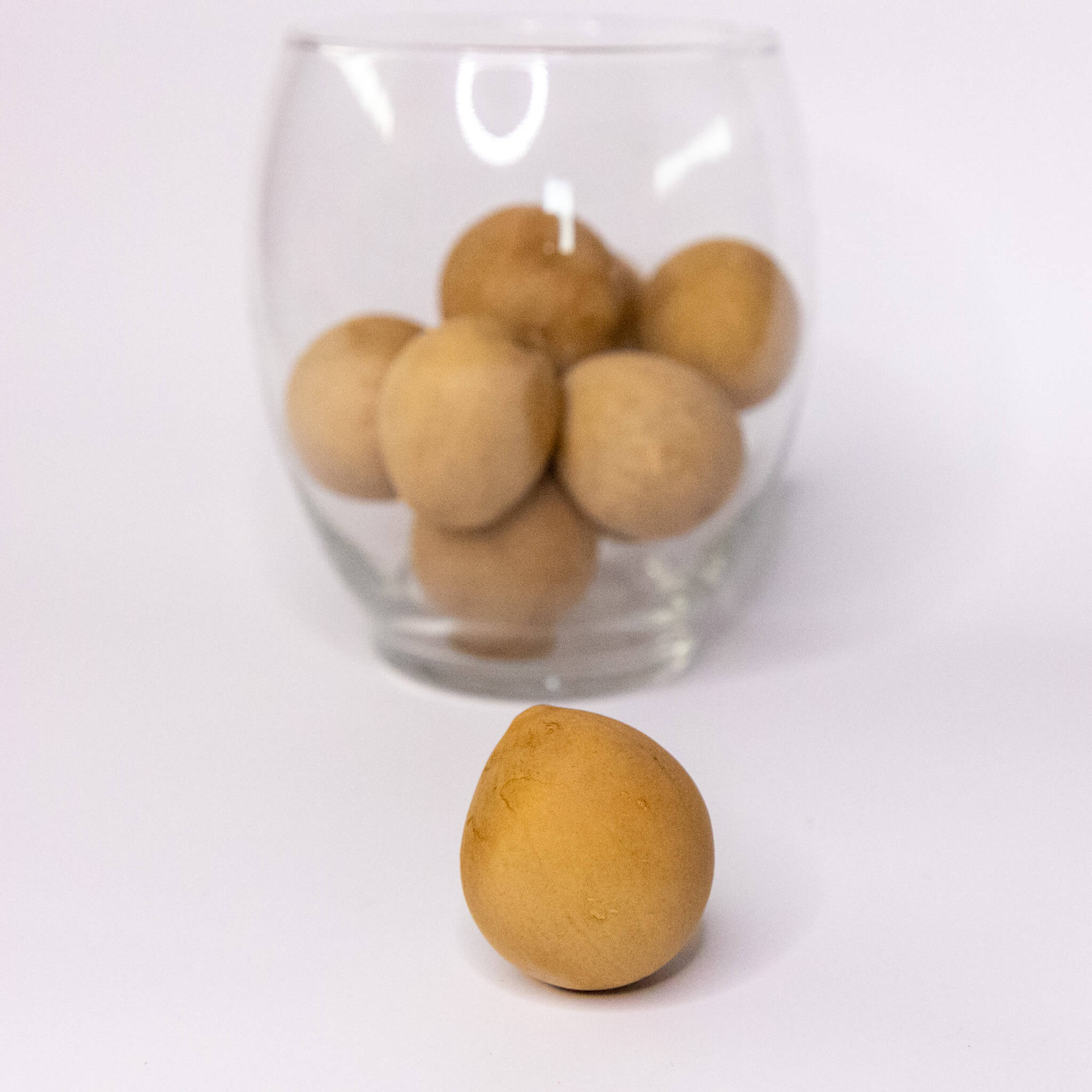 Dried Egg Gourd Ball - 1" in Diameter