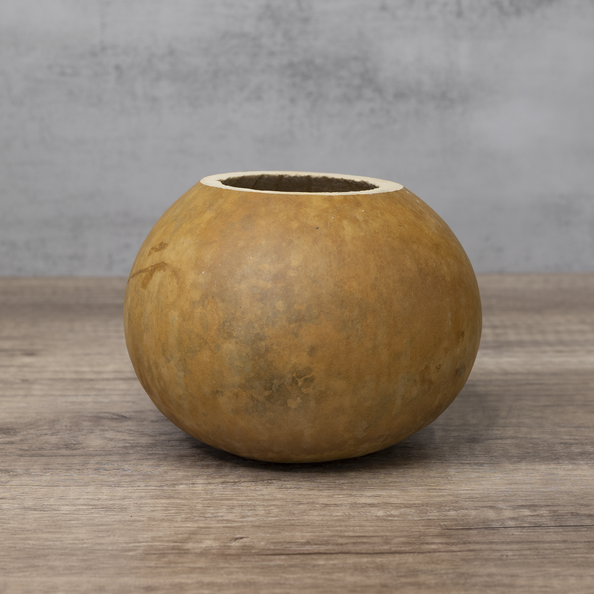 Dried 6" Straight Cut Gourd Bowl
