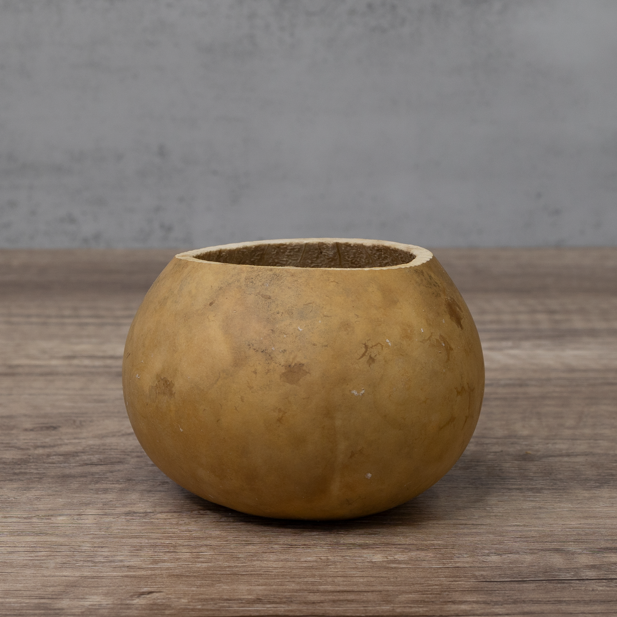 Dried 4" Straight Cut Gourd Bowl