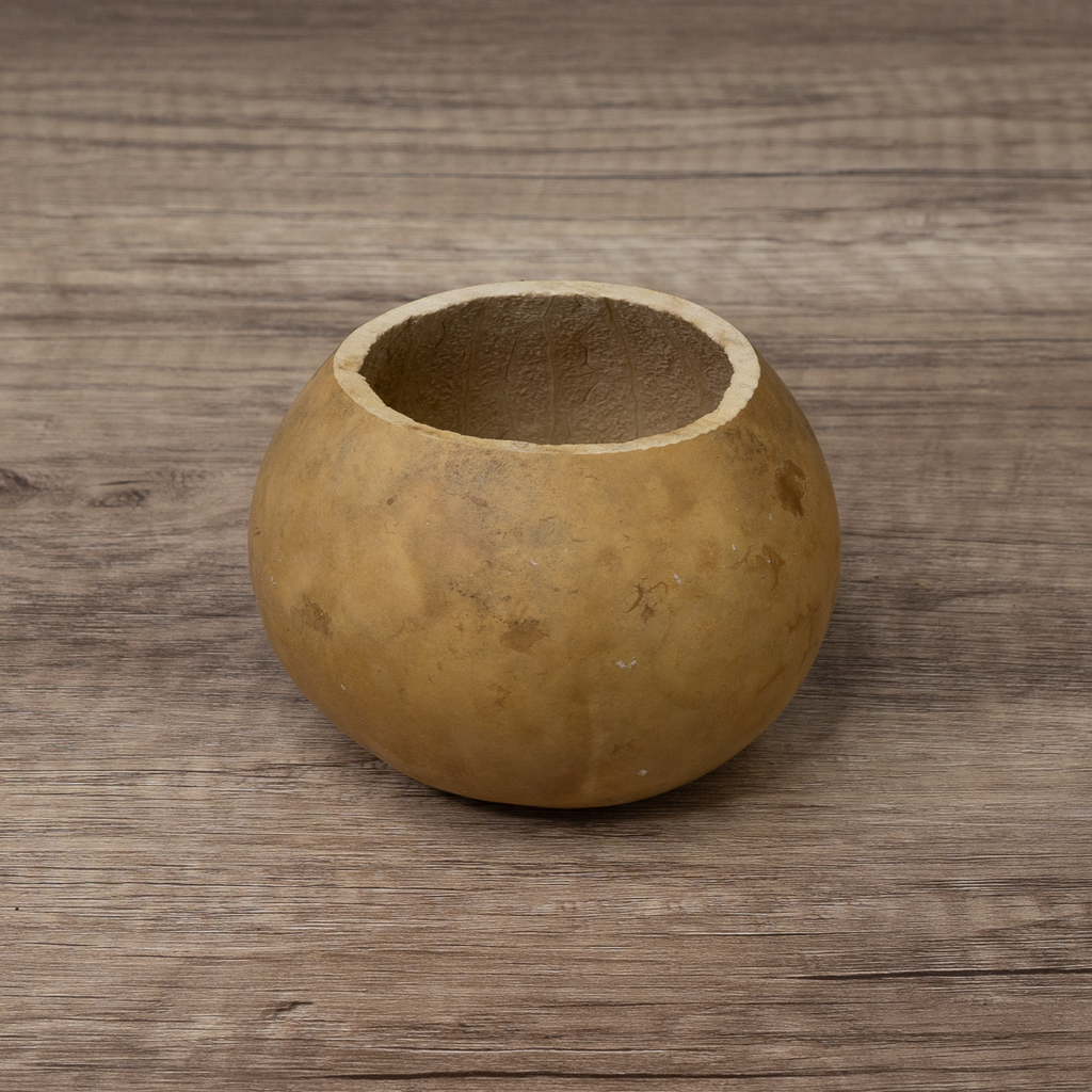 Dried 4" Straight Cut Gourd Bowl